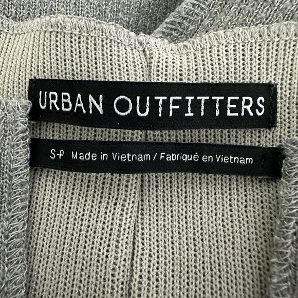 Urban Outfitters Womens Sweater S Taupe Jax Inside Out Notch Neck Pullover Boxy - Picture 13 of 16